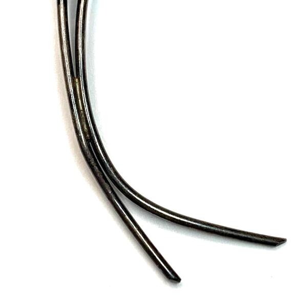 Vintage Stuart Nye Sterling Silver Double Cala Lily Brooch Pin - Picture 3 of 8